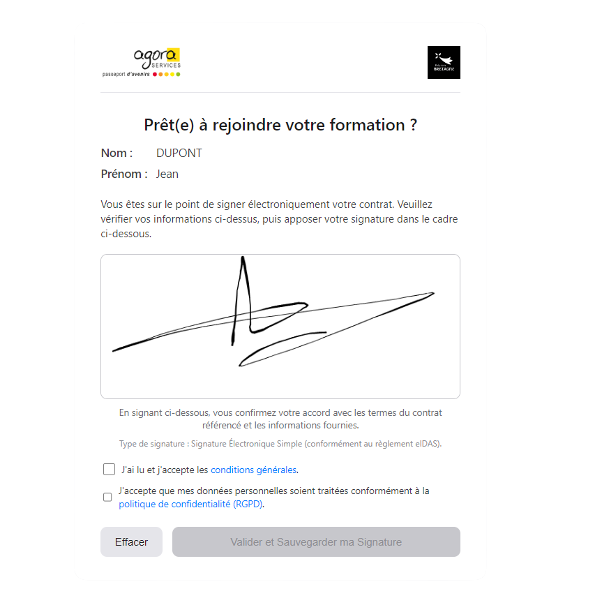 Signature électronique Skriva